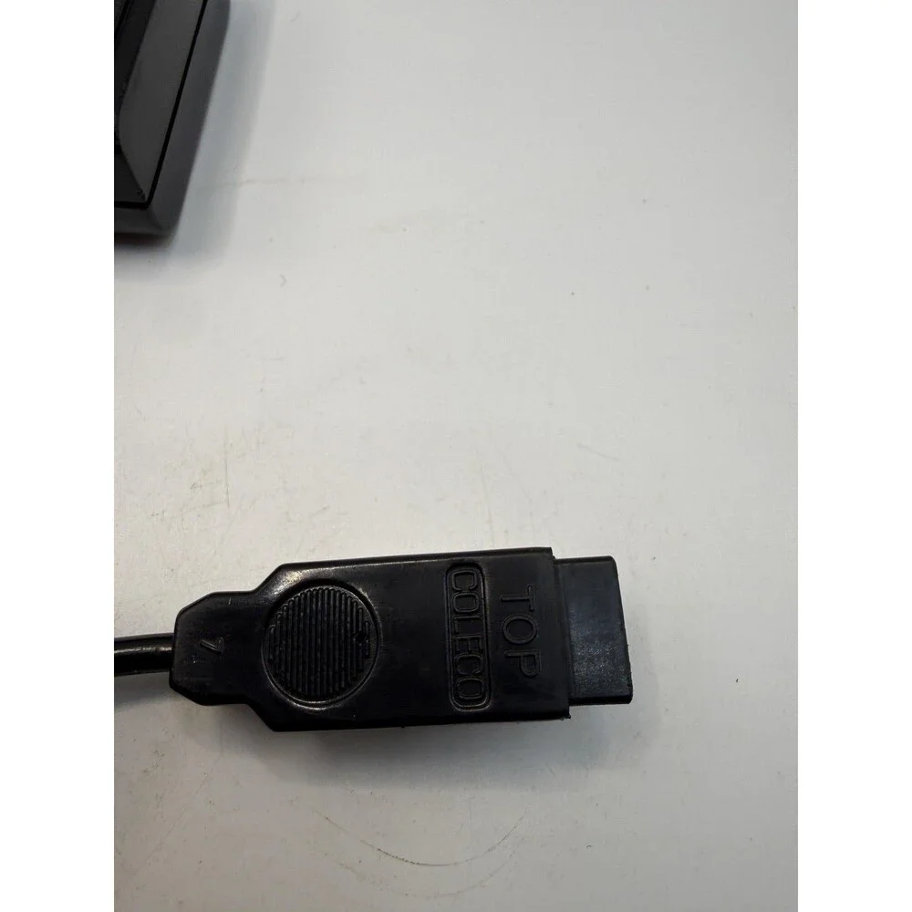 Vintage Coleco Black Wired Keypad Dial Controller Console Accessory TESTED